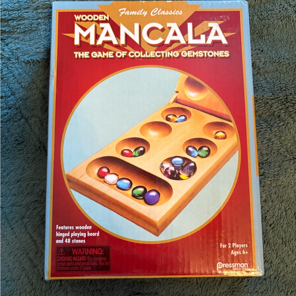 Wooden Mancala Game